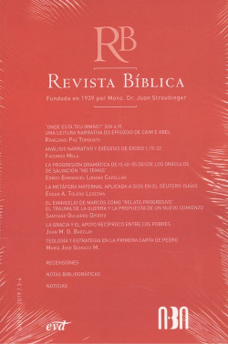 REVISTA BÍBLICA. AÑO 81