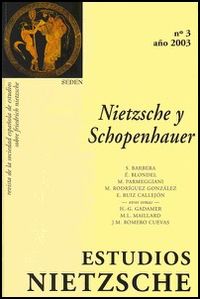 Revista de estudios Nietzsche: Nietzsche y Schopenhauer