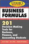 SCHAUM'S QUICK GUIDE TO BUSINESS FORMULAS