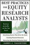 BEST PRACTICES FOR EQUITY RESEARCH ANALYSTS