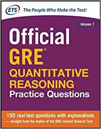 OFFICIAL GRE QUANTITATIVE REASONING PRACTICE QUESTIONS