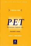 FOCUS ON PET.TCHS -PROFESOR-