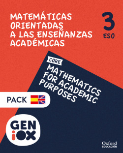 MATH 3ºESO ACADEMIC BILINGÜE. GENIOX. ANDALUCÍA