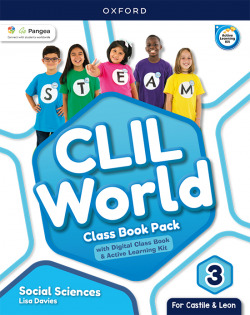 SOCIAL SCIENCE 3 COURSEBOOK. CLIL WORLD. CASTILLA Y LEÓN 2023