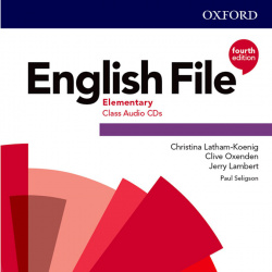 ENGLISH FILE A1 A2 ELEMENTARY CLASS AUDIO CD FOURTH EDITION 3 CDS