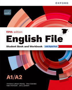 English File A1;A2 Student and Workbook without key Fifth Edition 5a ed.