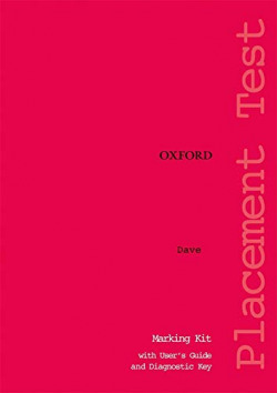 Oxford Placement Tests 1: Marking Kit Test Revised Ed