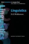 Oxford introduction to Language Study: Linguistics
