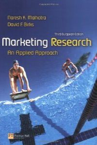 Marketing research. an applied approach