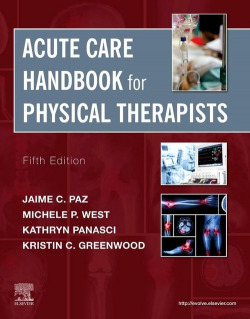 ACUTE CARE HANDBOOK FOR PHYSUCAK THERAPIST