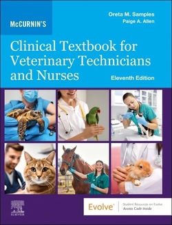 MCCURNIN'S CLINICAL TEXTBOOK VETERINARY TECHNICIANS NURSES