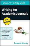 WRITING FOR ACADEMIC JOURNALS