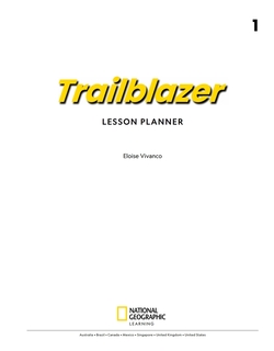 Trailblazer Level 1 Lesson PlannerÃ¿