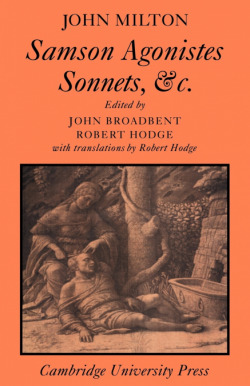 Milton Samson Agonistes, Sonnets Pb