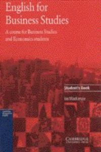 ANT/ENGLISH FOR BUSINESS STUDIES.ST CAM