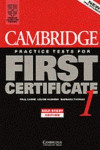 1.(SELF-ST.).C AMB.P RAC.T ESTS F IRST C ERTIFICATE