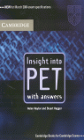 INSIGHT INTO PET.ST+KEY