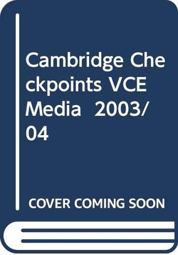 Checkpts Vce Media 2003/04 Pb