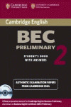 CAMB.BEC PRELIMINARY 2.ST (+CD+KEY) (EXAMINATION ESOL)