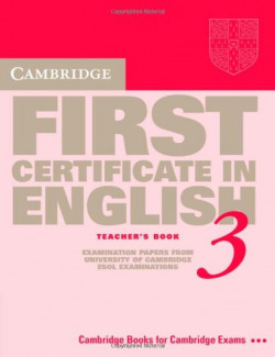 3.TCH/CAMB.FIRST CERTIFICATE ENGLISH 3.TEACHERS