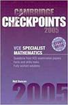 Checkpts Vce Specialist Maths 2005 Pb