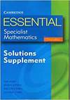 Ess Specialist Maths 3Ed Soln Supp Pb