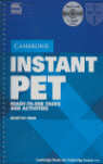 INSTANT PET (ST+CD)/READY-TO-USE TASKS AND ACTIVITIES