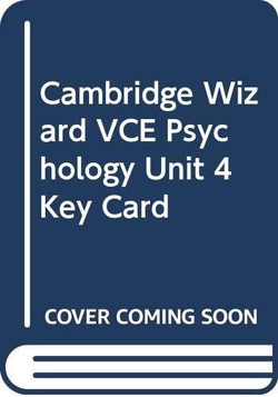 Camb Wizard Psyc Unit 4 Key Crd 1Ed Pb