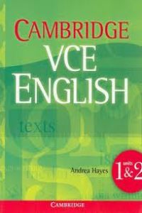 CAMBRIDGE VCE ENGLISH (1&2).UNITS.(ST)
