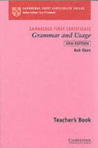 CAMB.FIRST CERTIF:GRAMMAR USAGE.TCH