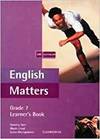 Eng Matters 7 Lrn Bk Anth Pack 1Ed Pb