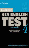 CAMBRIDGE KEY ENGLISH TEST 4 STUDENTS WITH ANSWERS KET