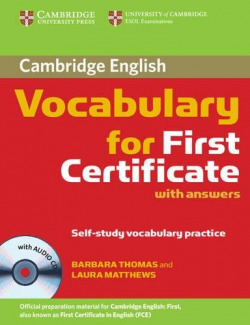CAMB.VOCABULARY FOR FIRST CERTIFICATE (+KEY+CD)