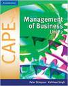 Management Business Cape Unit 2 Pb