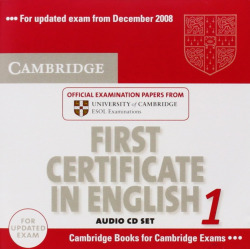 1.(CLASS CD).CAMBRIDGE FIRST CERTIFICATE IN ENGLISH