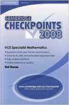 Checkpts Vce Specialist Maths 2008 Pb