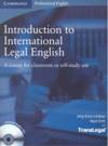 (PACK) INTRODUC.INTERNATIONAL LEGAL ENGLISH (ST+CD)
