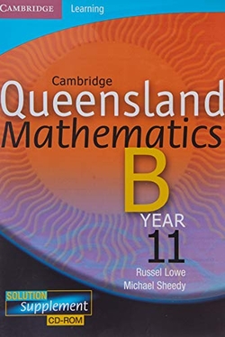 Camb Qld Maths B Yr 11 Sol Supp Cd Cm