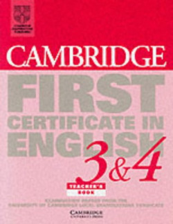 3&4.(TCH)/CAMB.FIRST CERTIFICATE ENGLSH