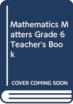 Maths Matters Grade 6 Tch Bk 1Ed Pb