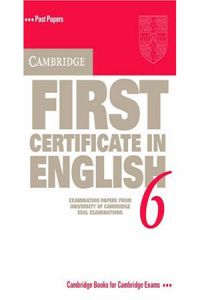 6.ST/CAMBRIDGE FIRST CERTIFICATE IN ENGLISH