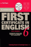 CAMBRIDGE FIRST CERTIFICATE ENG.6.(SELF STUDY PACK)