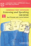 (K7).CAMBRIDGE FIRST.LISTENING AND SPEAK.CASSETTES