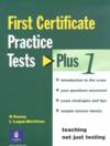 FIRST CERTIF.PRACTICE TESTS PLUS (-KEY)