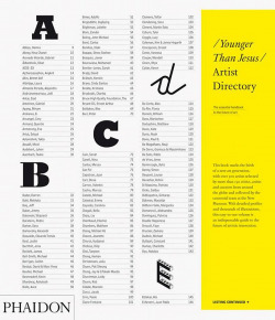 YOUNGER THAN JESUS, ARTIST DIRECTORY