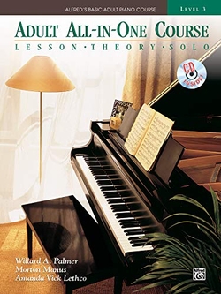 ALFREDS BASIC ADULT ALL IN ONE COURSE 3 PIANO