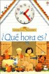 Que hora es?