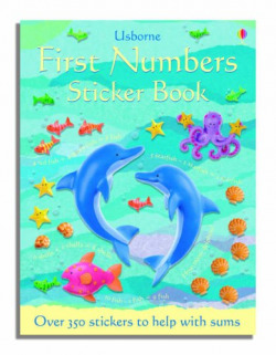 First numbers sticker book