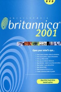 ENCYCLOPEDIA BRITANNICA 2001.(DVD)