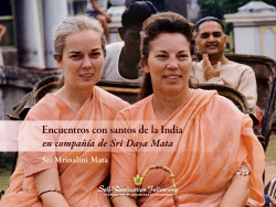 ENCUENTROS CON SANTOS DE LA INDIA
